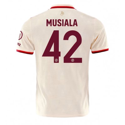 Moški Nogometni dresi Bayern Munich Jamal Musiala #42 Tretji 2024-25 Kratek Rokav Moški Nogometni dresi Bayern Munich Jamal Musiala #42 Tretji 2024-25 Kratek Rokav